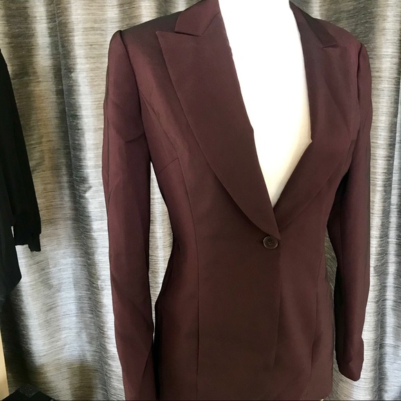 Vintage Express Plum Blazer - Picture 2 of 3